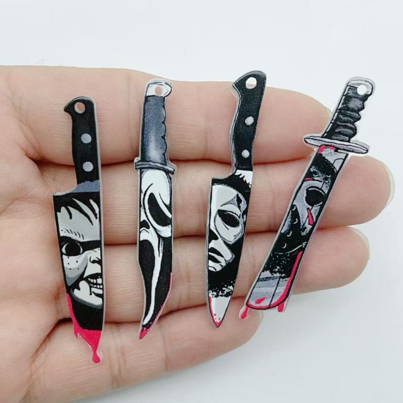 Jewelry Making Accessories - 10 pieces of acrylic jewelry Halloween