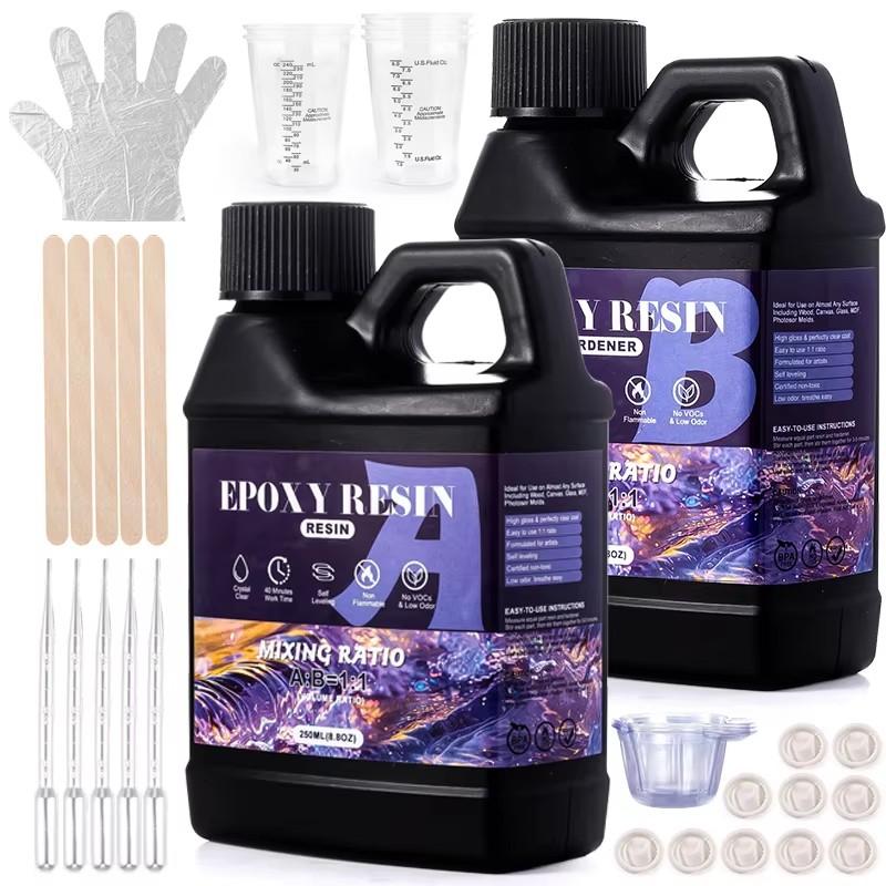 Jewelry Making Uv Resin Kit - Easy Mix 1:1 Epoxy Resin Kit