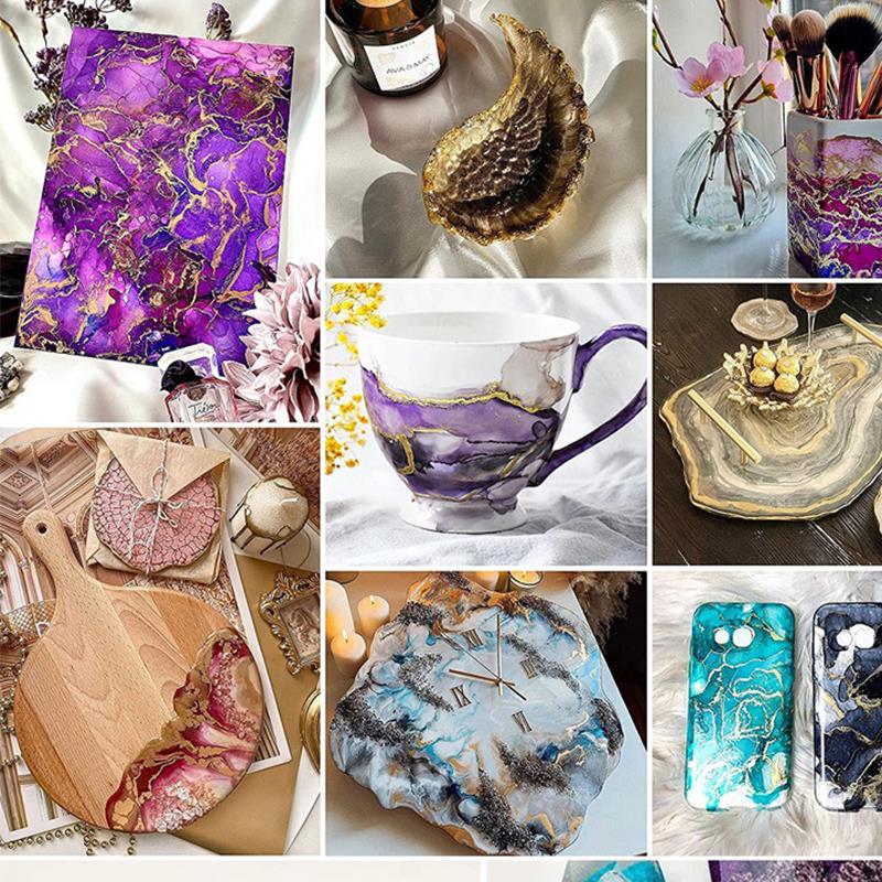 1 Set Resin Pigment Kit Art In - đánh giá và giá Jewelry Making Uv Resin Kit