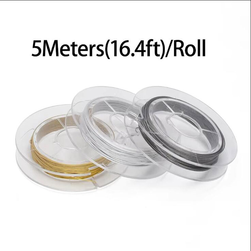 5M/roll 7-Strand Bead String W - đánh giá và giá Jewelry Making Wire