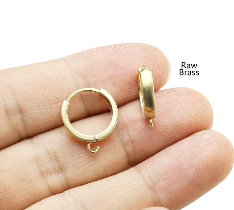 10pcs Brass Ear Hoops, Leverba - đánh giá và giá Jewelry Making Material
