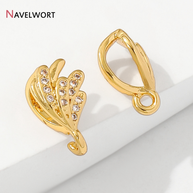 18K Gold Plated Brass With Zir - đánh giá và giá Jewelry Making Material