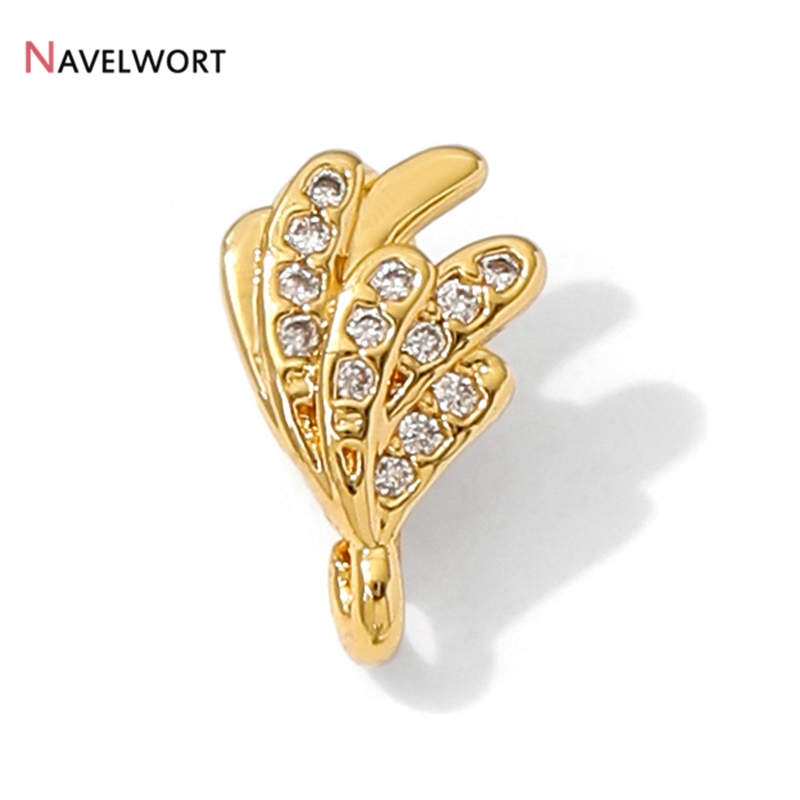 18K Gold Plated Brass With Zir - đánh giá và giá Jewelry Making Material