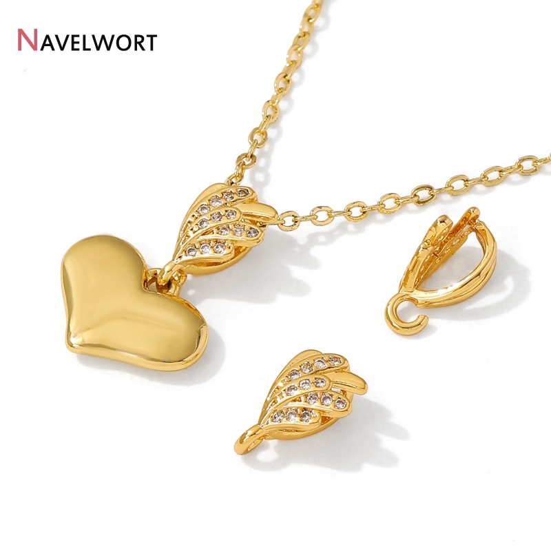 18K Gold Plated Brass With Zir - đánh giá và giá Jewelry Making Material