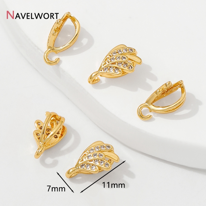 18K Gold Plated Brass With Zir - đánh giá và giá Jewelry Making Material