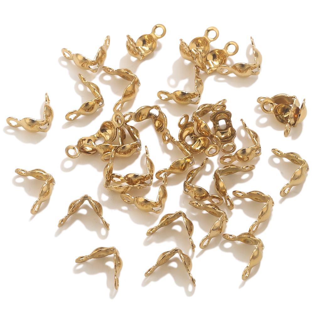 50pcs PVD Gold Plated Stainles - đánh giá và giá Jewelry Making Material