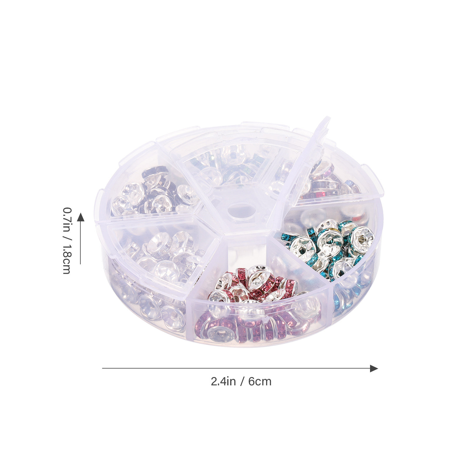 180Pcs Round Spacer Beads DIY  - đánh giá và giá Jewelry Making Ideas With Beads