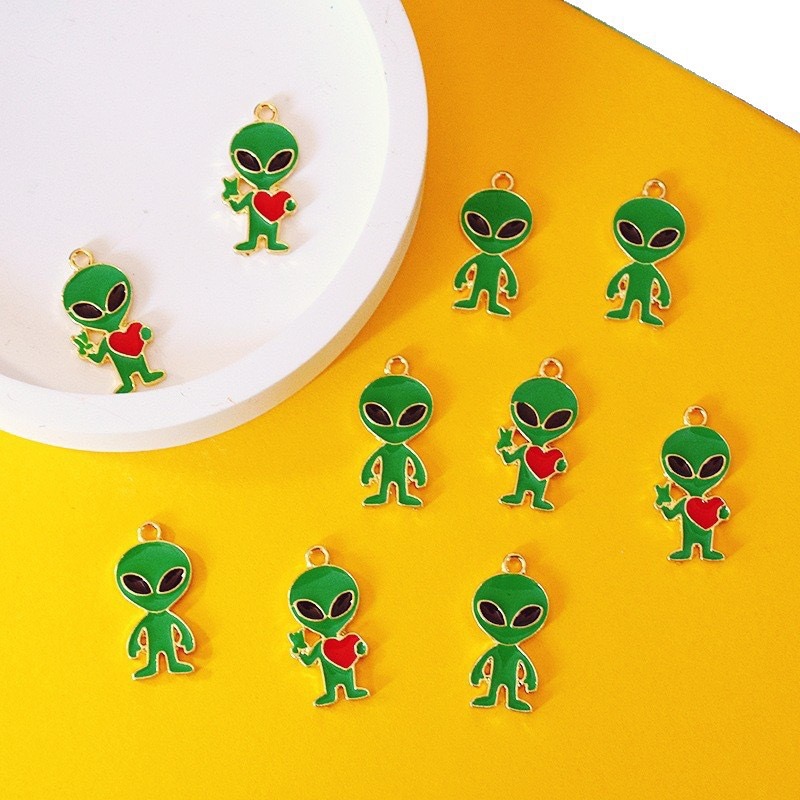 10pcs Simple Alien Alloy Drip  - đánh giá và giá Jewelry Making Accessories