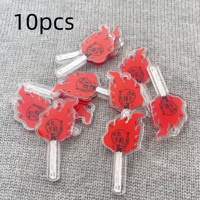 10pcs acrylic skull pendant, D - đánh giá và giá Jewelry Making Accessories