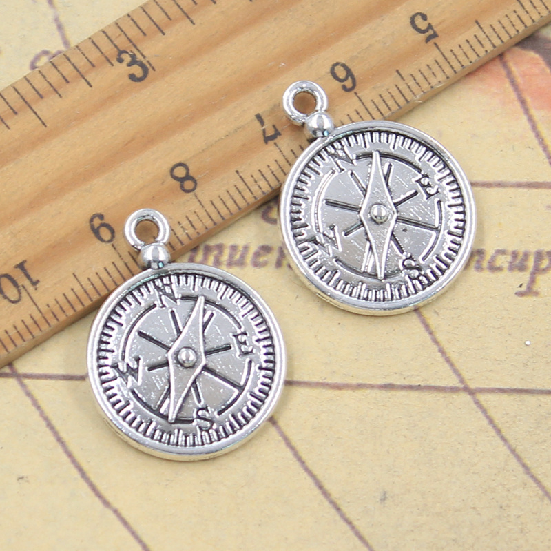 10pcs Charms Compass Guide 27x - đánh giá và giá Jewelry Making Guide
