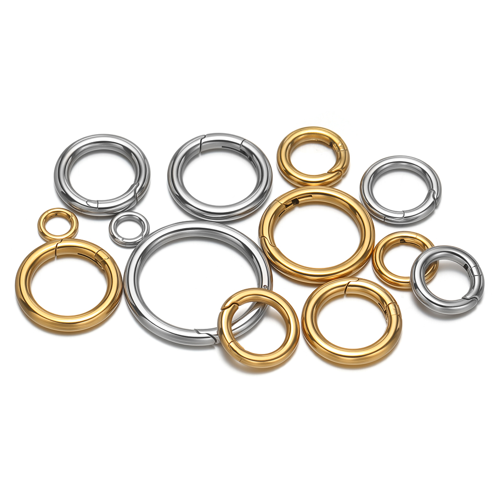 2Pcs/Lot Round Spring Clasps S - đánh giá và giá Jewelry Making Material