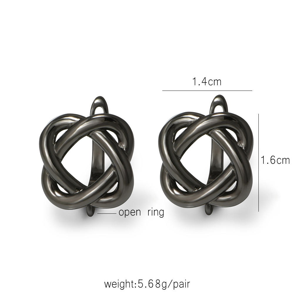 YANASI 1 Pair Gun Black  Brass - đánh giá và giá Jewelry Making Material