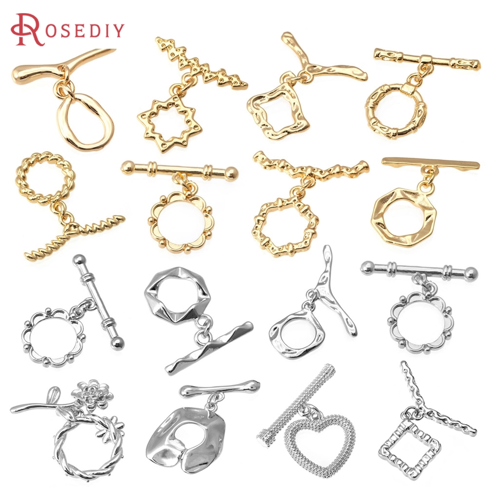 6 Sets 18K Gold Color Brass Ro - đánh giá và giá Jewelry Making Kit
