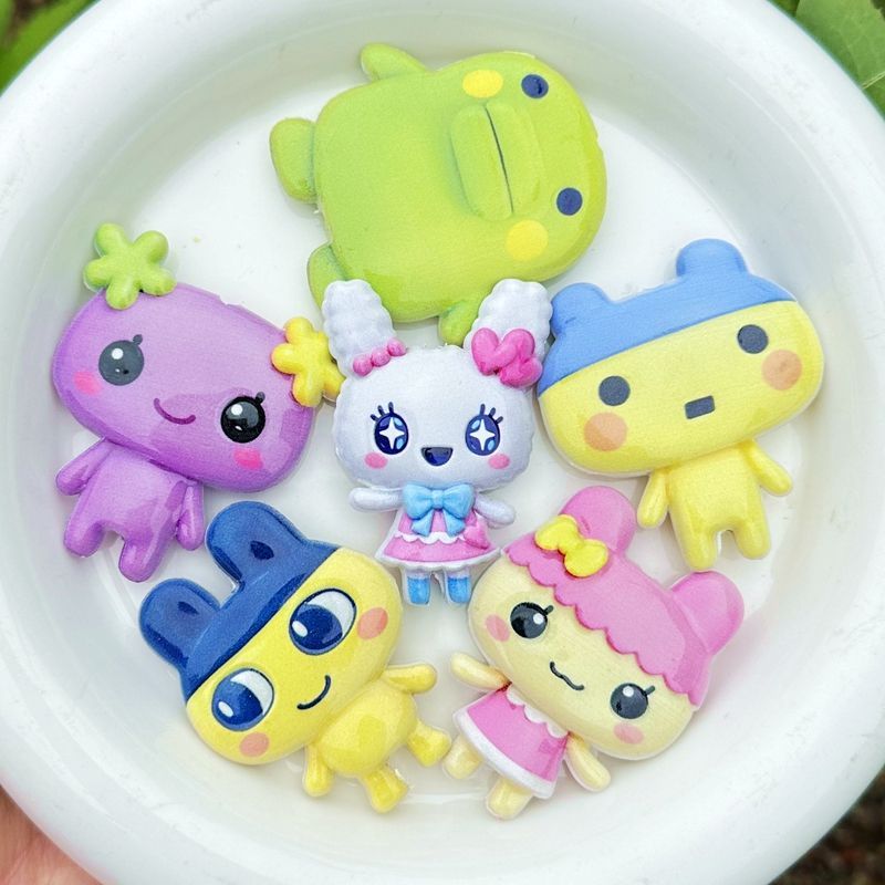 45mm Cartoon Tamagotchi double - đánh giá và giá Jewelry Making Material