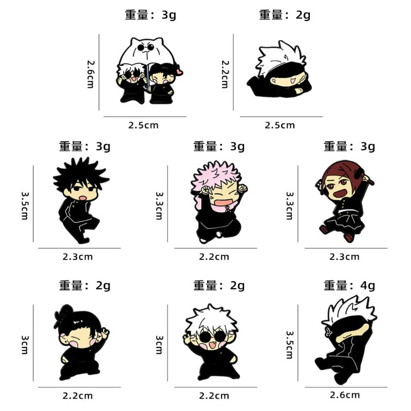 8pcs Anime Itadori Yuji Enamel - đánh giá và giá Jewelry Making Kit