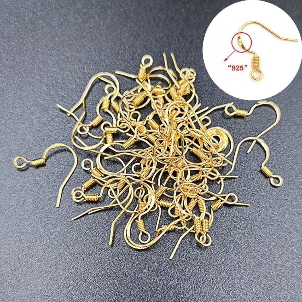 Gold Plated Earring Hooks 100P - đánh giá và giá Jewelry Making Wire