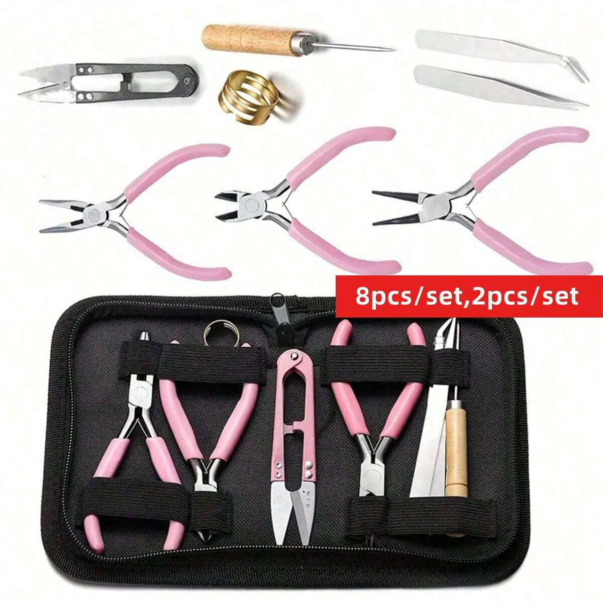 8pcs/set,2pcs/set Pink Senior  - đánh giá và giá Jewelry Making For Seniors