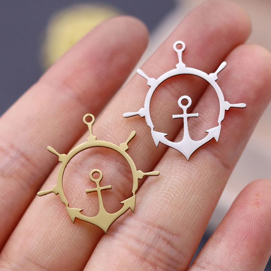 3pcs Compass Anchor Cross Stai - đánh giá và giá Jewelry Making Guide