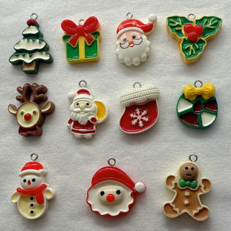 10pcs Christmas Cartoon Series - đánh giá và giá Jewelry Making Accessories