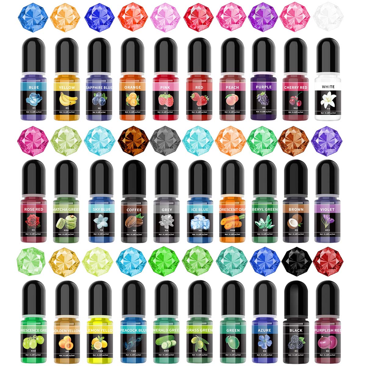 5ml/Bottle Epoxy Resin Pigment - đánh giá và giá Jewelry Making Uv Resin Kit